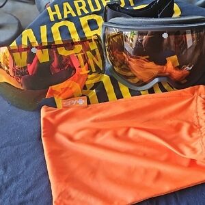 SPY Optic Orange and Black Ski Goggles